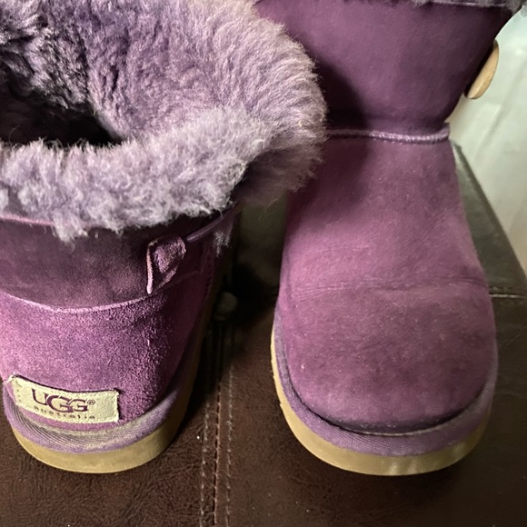 UGG Shoes - Nice Warm Ugg Purple Suede Shearling Boots Shoes 6